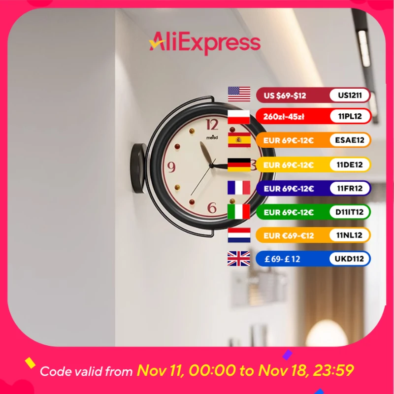 Orologio da parete dal design di alta qualità Orologio da parete per la casa retrò nordico silenzioso unico Soggiorno Horloge Murale Accessori per la decorazione della casa