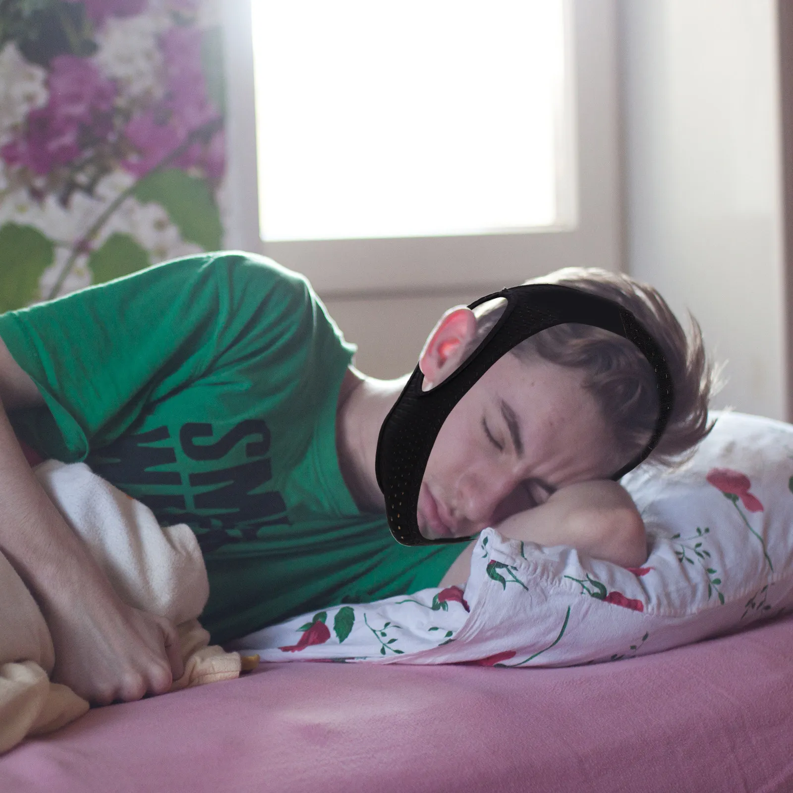 

Breathable Chin Strap High Grade Mesh Fabric Sleeping Snoring Solution Device Comfortable Washable Support Strap