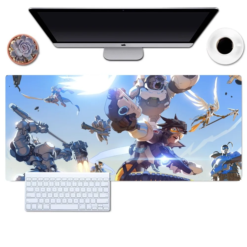 Imagem -04 - Grande Antiderrapante Lockedge Mouse Pad Gaming Office Desk Pads Overver ow Mousepad para Computador