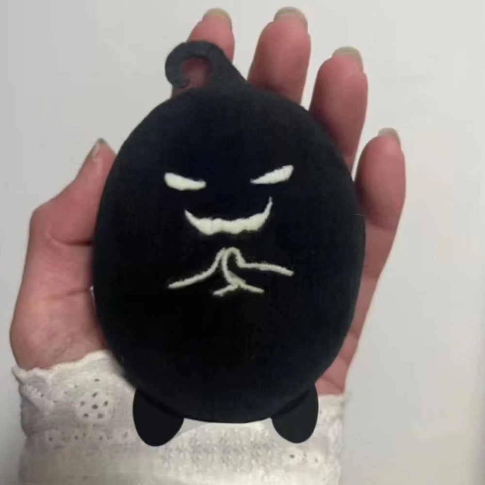 لعبة Stardew Valley Krobus تأثيري دمية محشوة الدمى السوداء بلوشي حقيبة ملحقات للتزيين تجهيزات حفلة الهالوين