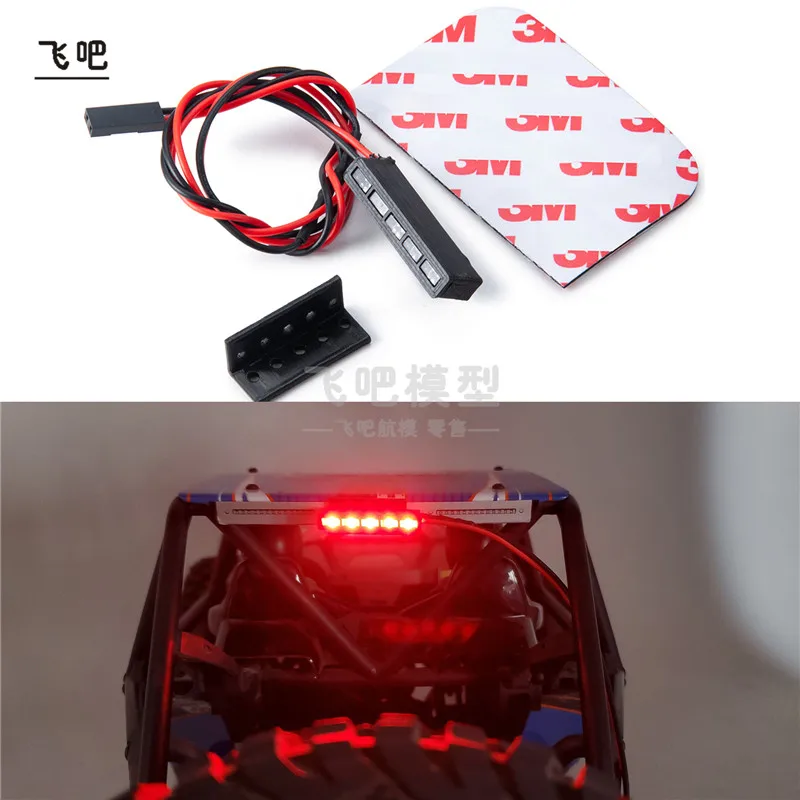 LED 4.8-6V DIY long strip light roof light 1/10 climbing model car SCX10 90046 ghost