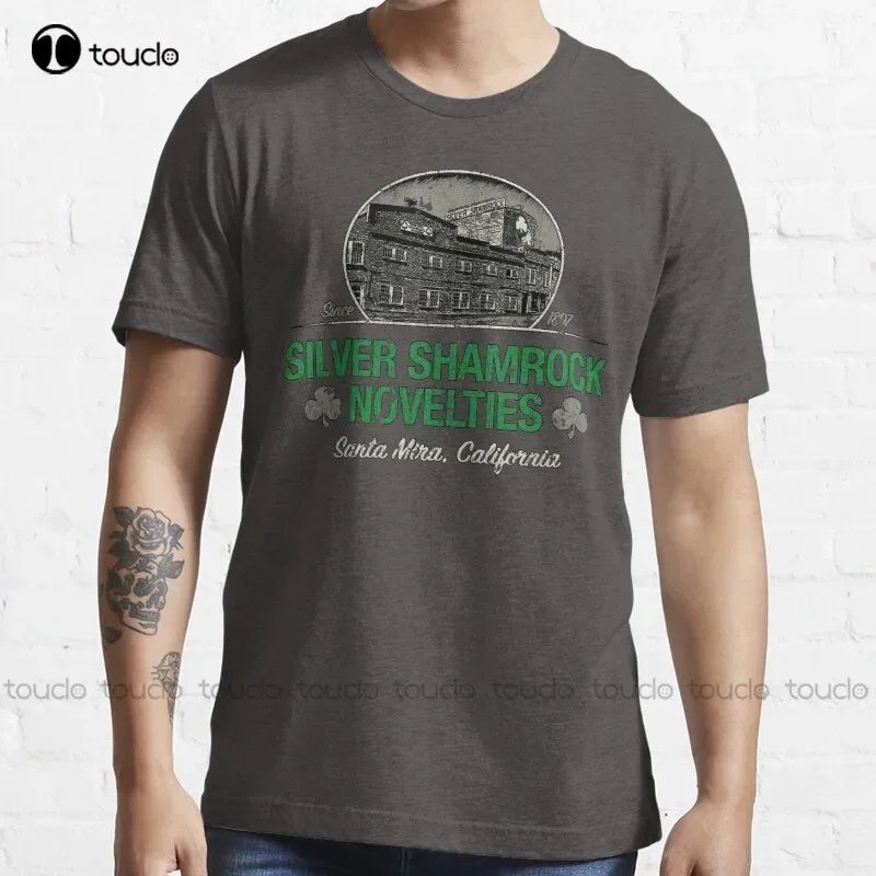 New Silver Shamrock Santa Mira Factory T-Shirt Tee Shirts For Men s-5xl