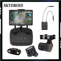 Skydroid T10 Remote Control Mini Camera 10km Digital Map Transmission 4 In 1 With R10 Reciever For RC Plant Protection Drone