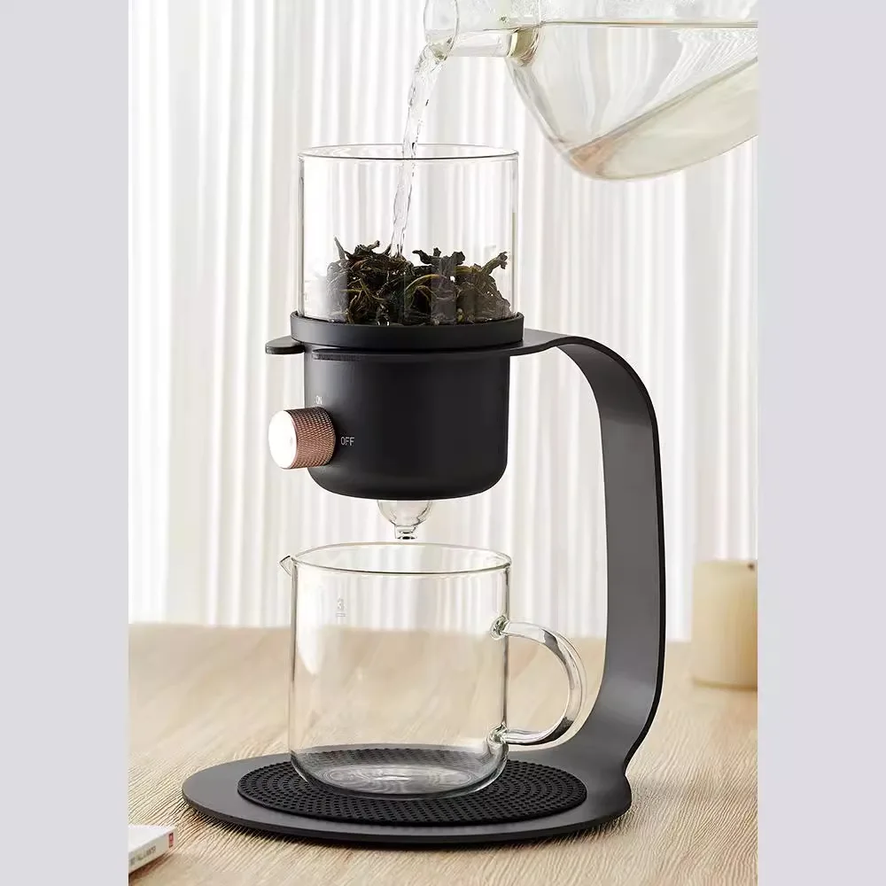 Чайник для ленивого заваривания Zhendian Xiaoke, новый китайский чайник для заваривания, современный цветочный чайник, капельный фильтр, кофейник для свежего измельчения