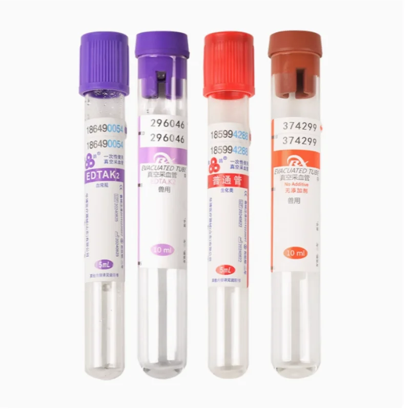 Disposable blood collection tubes for animals pigs cattle and sheep vacuum blood collection containers  blood collection devices