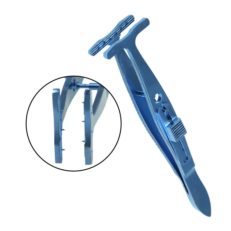 

Ophthalmic Tweezers Strabismus Forceps Reusable Ophthalmic Surgery Forceps Ophthalmic Instrument Titanium Alloy