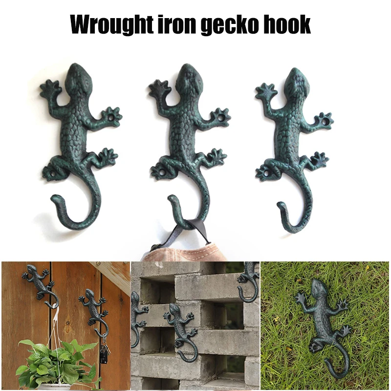 Cabinet Knobs Wall-mounted Antique Lizard Creative Antique Home Office Fixed Strong Hook