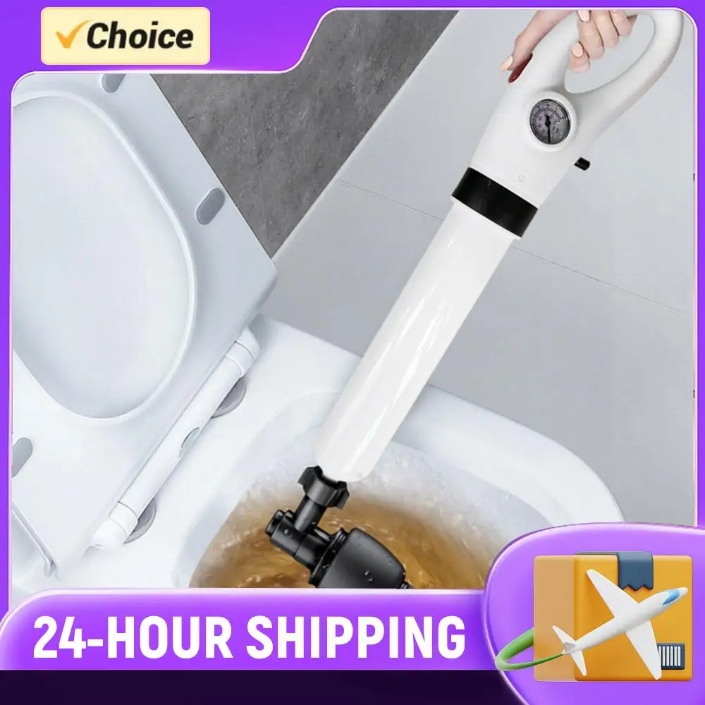 

Ручной вантуз для унитаза, инструмент для прочистки засоров, очиститель канализации высокого давления, применяется для устранения засоров в унитазах, напольных сливах и трубах.