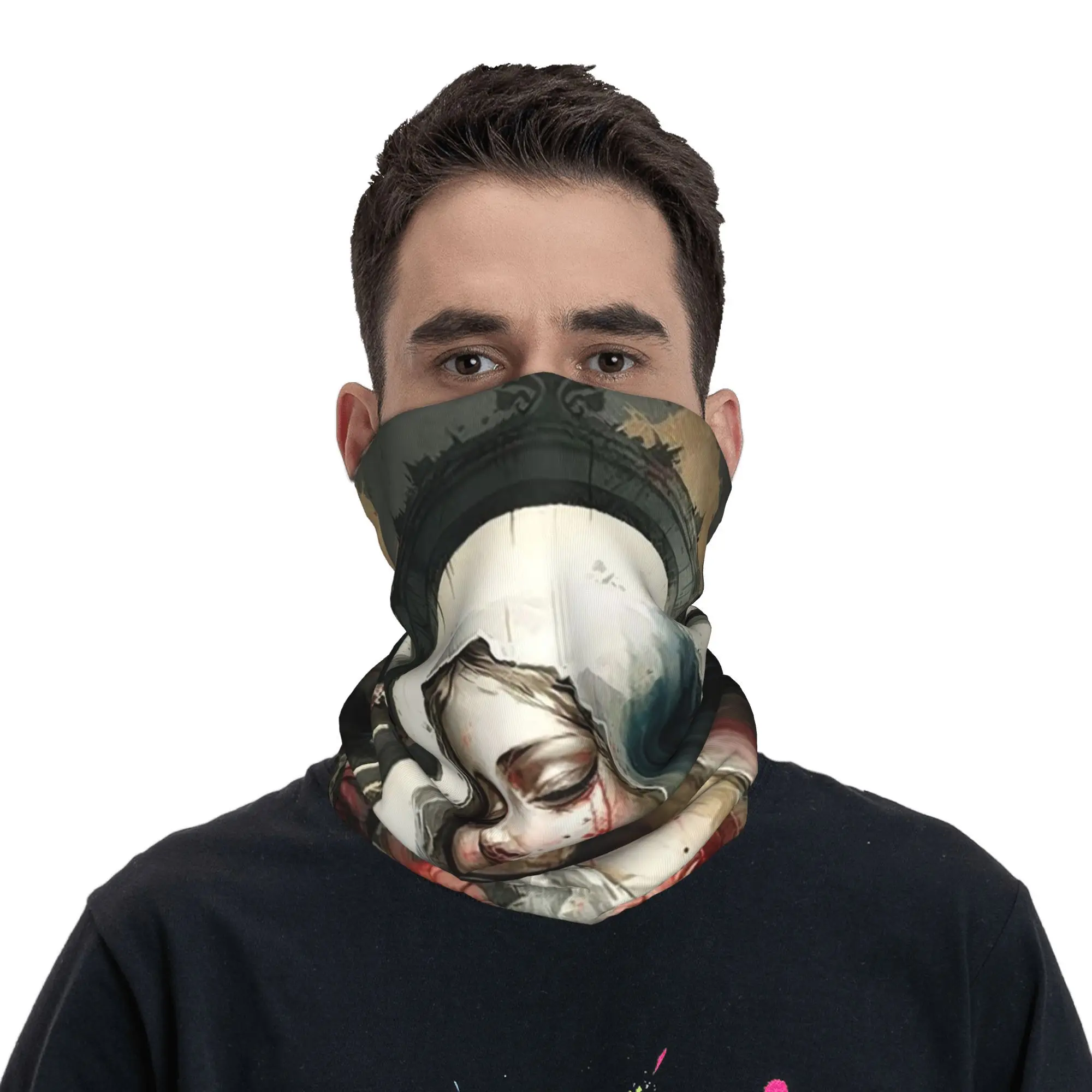 

Virgin Mary Catholic Christian Mother Goddess 9 Bandana Neck Cover Printed Wrap Scarf Multifunction Balaclava Running