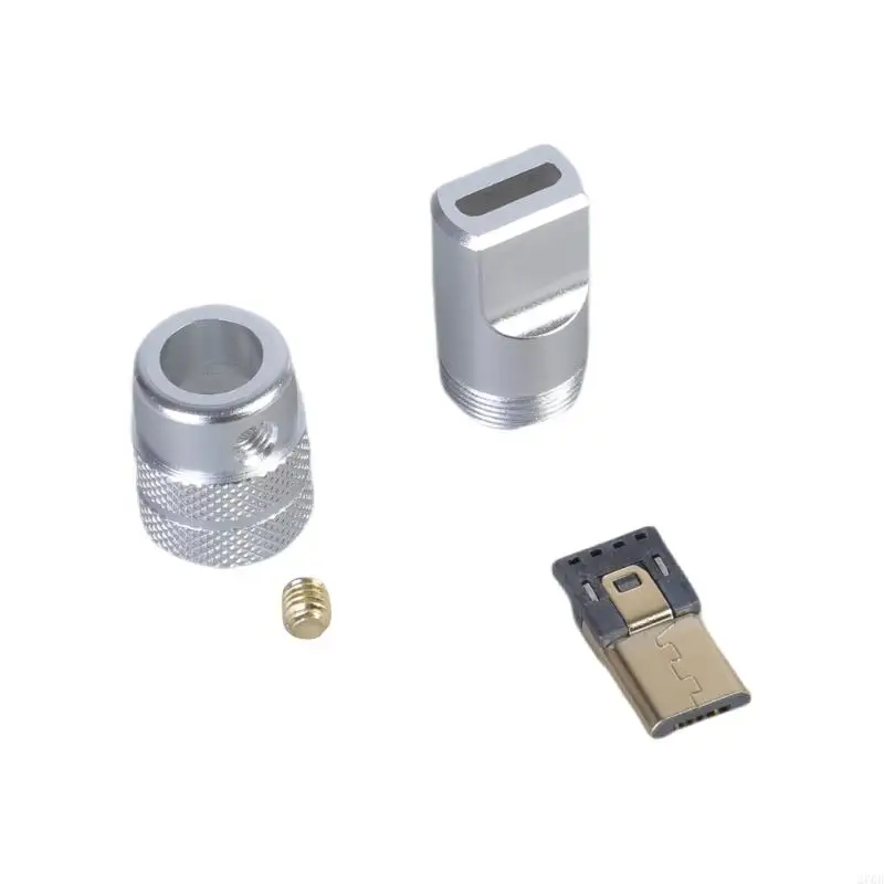 270B USB 5Pin موصل الذكور موصل ألومنيوم سبيكة محول قذيفة من كابل 6 مم