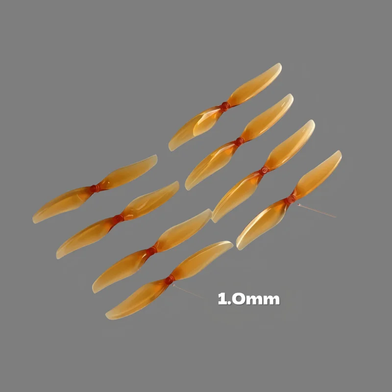 مروحة Qianfeng 75 مم 3 بوصة، شفرتين، قابلة للعكس، بأقطار فتحة 1.0 مم و1.5 مم، لطائرة كوادكوبتر #3