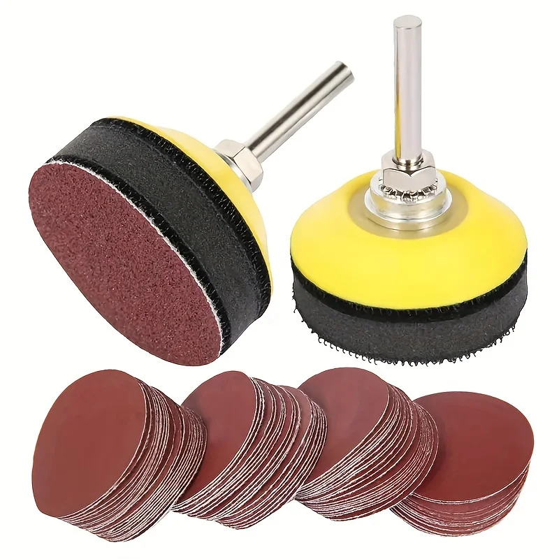 50pcs/100pcs 2 Inch Drill Bit Sander with Backplate 1/4