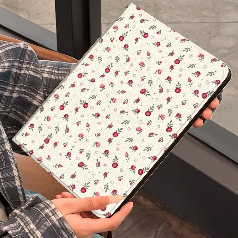 الأزهار Bowknot نمط لباد برو 7 8 9 Gen 2 11 13 5th 6th 10th 11th M5 M4 12.9 10.2 بوصة 2024 2025 اللوحي #2