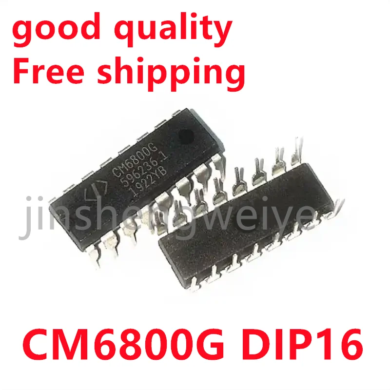 (1~40PCS) CM6800GIP CM6800G CM6800 Direct Plug DIP-16 Liquid Crystal Power Management Chip IC Good quality and free shipping