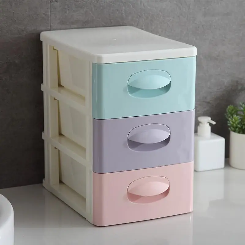 

Простой настольный органайзер-ящик: пластиковый шкафчик для хранения украшений, канцелярских принадлежностей и документов