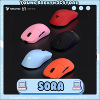 Vaxee Ninjutso Sora 4K Mouse PAW3950 Dual Mode Wireless Gaming Mouse Custom 4KHz Polling Rate Mice Long Battery Life PCAccessory