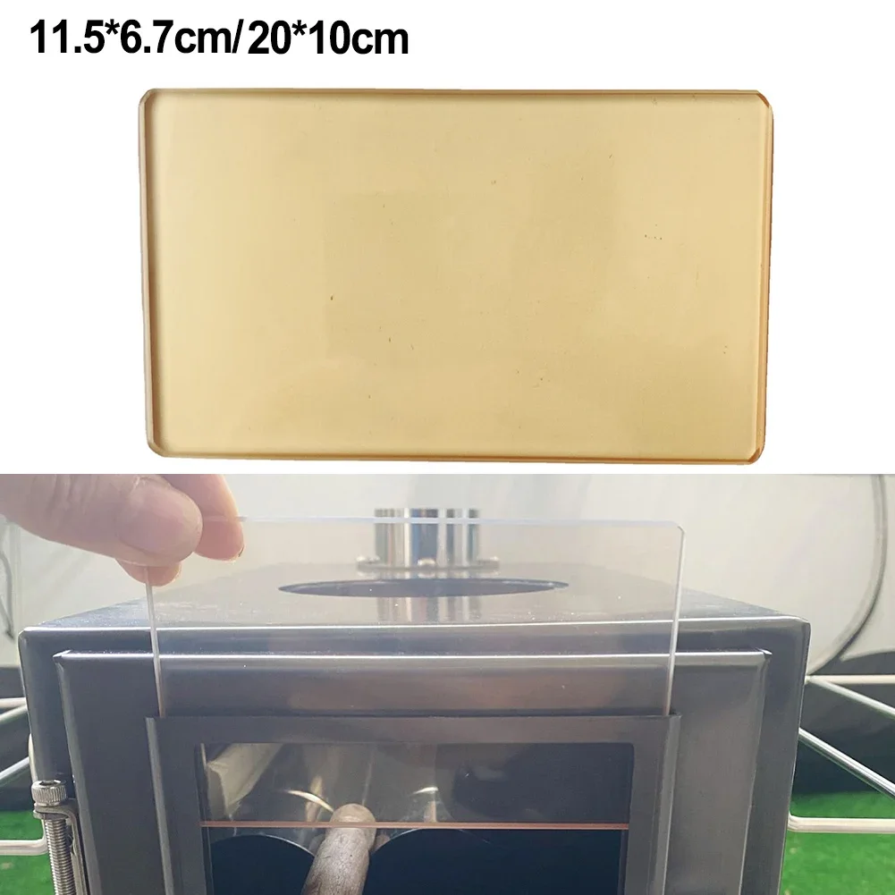 Practical Quality Stove Door Glass Wood Stove Firewood Furnace Door High Temperature 100g/200g Block Smoke           2024