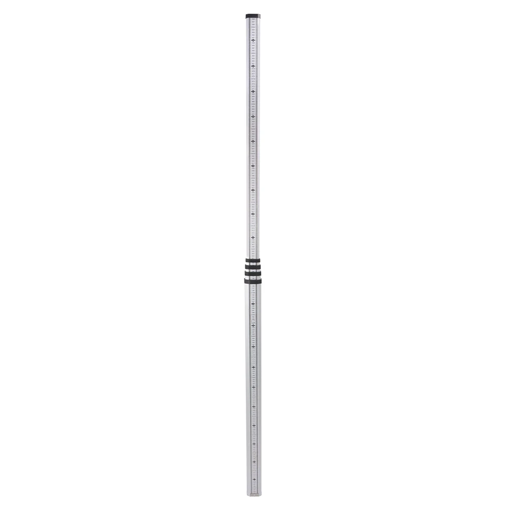 peiqiL9S8 Wider 72mm Telescopic Aluminum Leveling Staff With Dual Scales  4M 5M 7M For Option