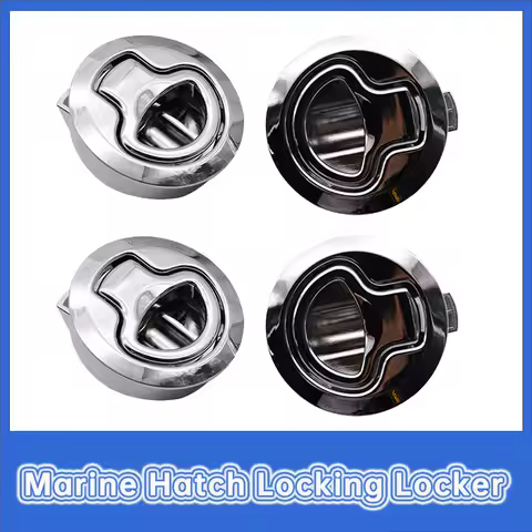 Marine Hatch Locking Locker Boat Deck Hatches Flush Pull Slam Latch Mount Latch Lift 1/2/4pcs Hatch Lock Stainless Steel