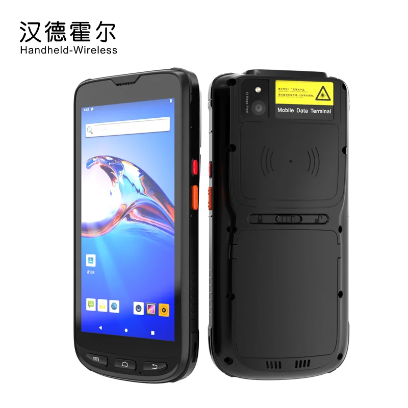 125kHz Handheld RFID Reader Writer Android Portable ID Card Scanner for TK4100 EM4100 EM4200 Access Control  Card Patrol System