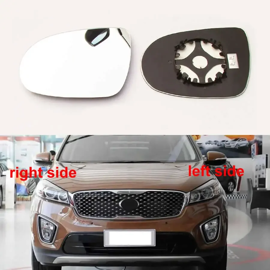 

For Kia Sorento 2015 2016 2017 2018 Car Accessories Rearview Mirrors Glass Outside Door Side Mirror Lens with Heating