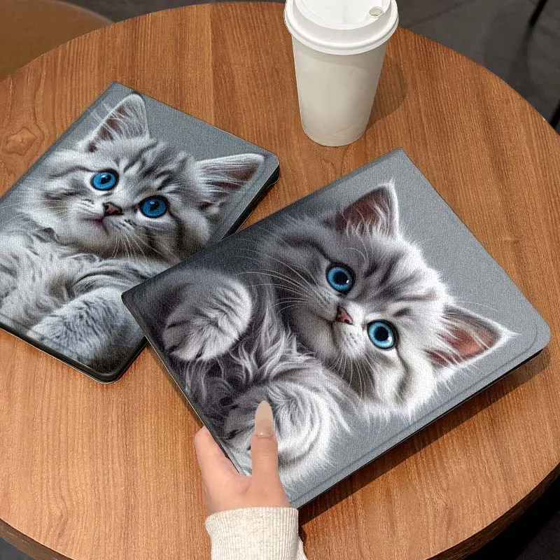 

Cat Cute Chic Pattern For Xiaomi Redmi Pad 2 7 8 6 6S 5 4 SE Pro 8.8 11 8.7 11.2 12.4 Ultra Plus Max Tablet Case