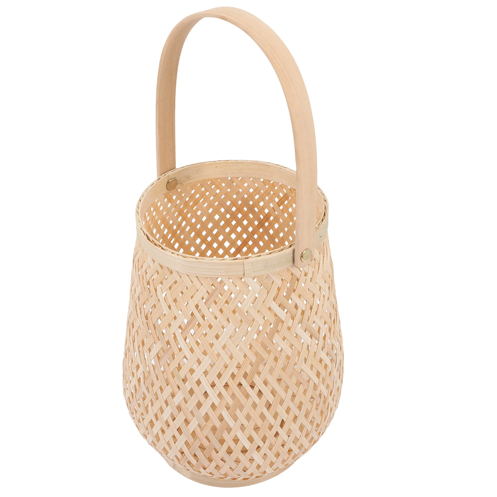 

Bamboo Lamp Tea Light Holders Christmas Decorative for Home Shade Outdoor Floor Lantern Table