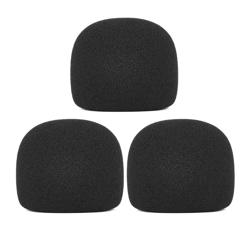  Soft Sponge Microphones Cover for Microphones Windscreen Perfectly Enhances Vocal Quality For Content Creators