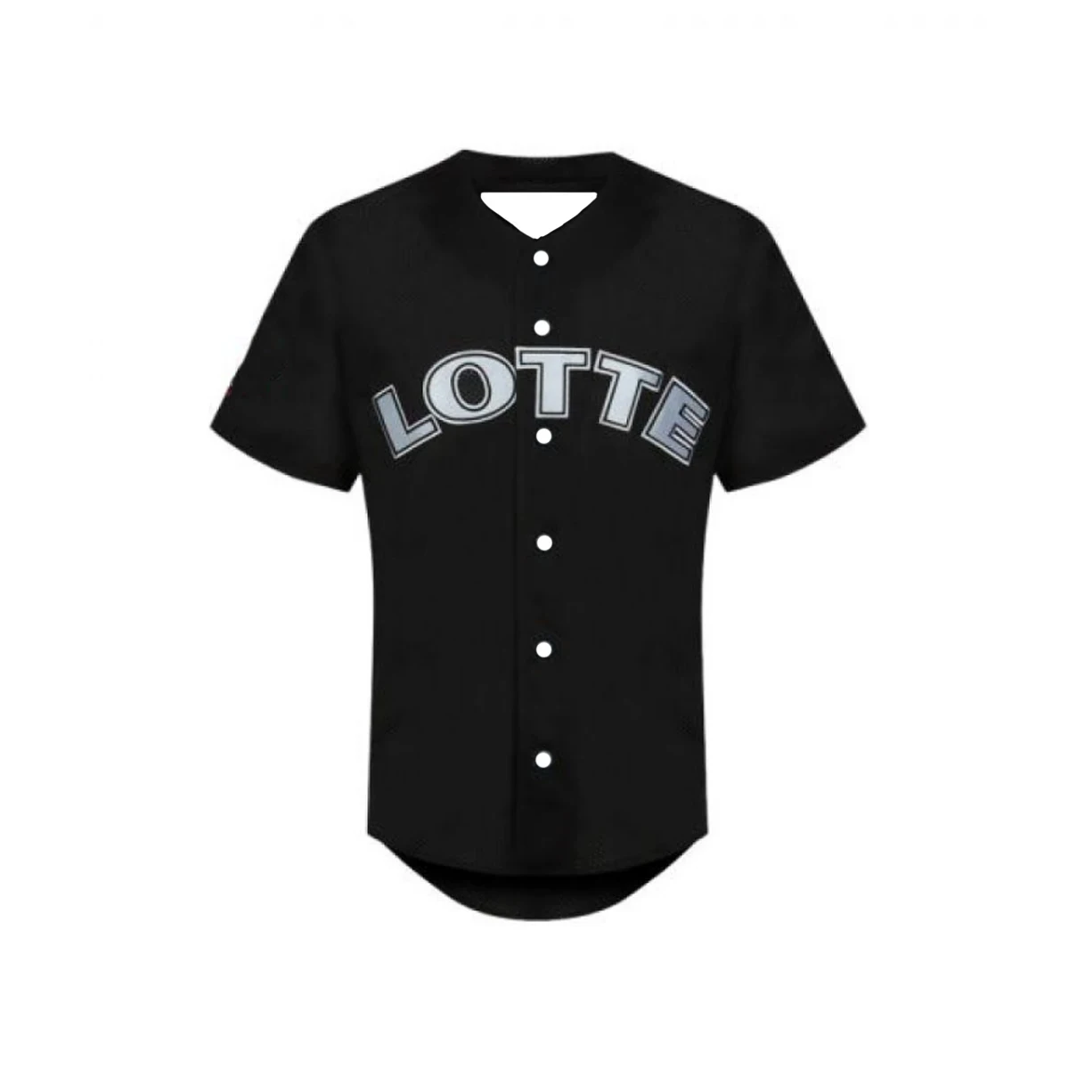 Verano 2025 nuevo estilo Lotte Giants viejo réplica uniforme B béisbol Jersey hombre mujer deporte camisa comodidad 3D ropa de moda Casual