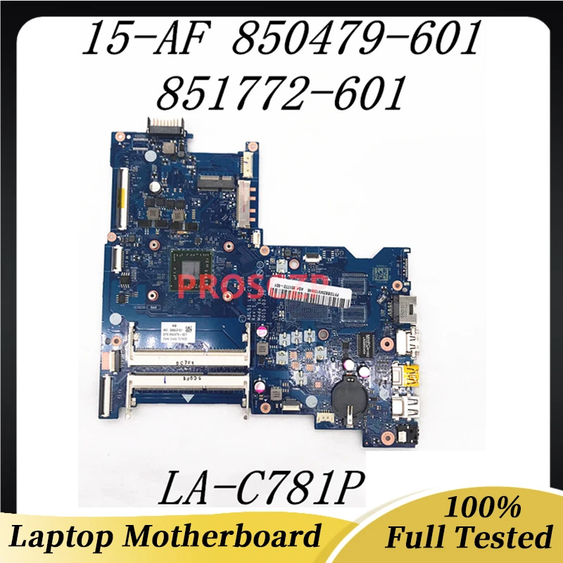 850479-001 850479-501 850479-601 851772-601 For HP 15-AF 255 G4 Laptop Motherboard ABL51 LA-C781P W/ E2-6110 CPU 100%Full Tested