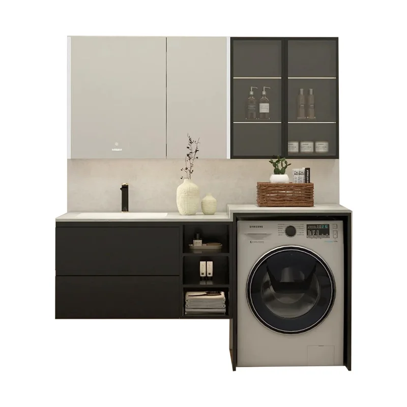 

Simple Bathroom Vanity with Mirror Black Mott Bathroom Cabinet Custom Bathroom Furniture