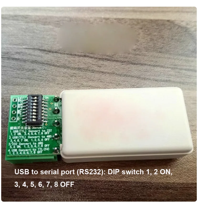 Adattatore convertitore 3 in1 USB 232 485 A RS485 / USB A RS232 / 232 A 485 ch340 W/LED per WIN7, controllo accessi PLC Linux