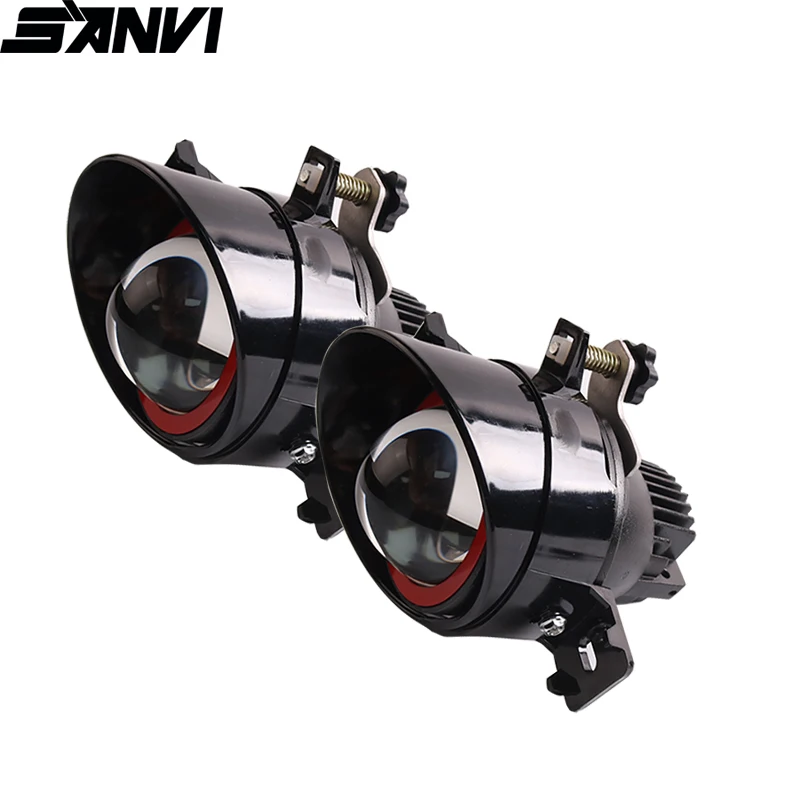 SANVI Bi Led Fog Lights PTF Projector For Nissan Qashqai J10/Juke/Versa/Sentra/X-trail/Pathfinder/Infiniti M35M45/G37 For Cars