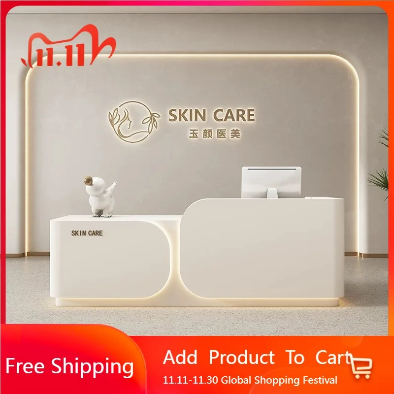 

Эстетические простые стойки регистрации Уникальный салон красоты Роскошные столы Современные полки Органайзеры Escritorio Коммерческая мебель