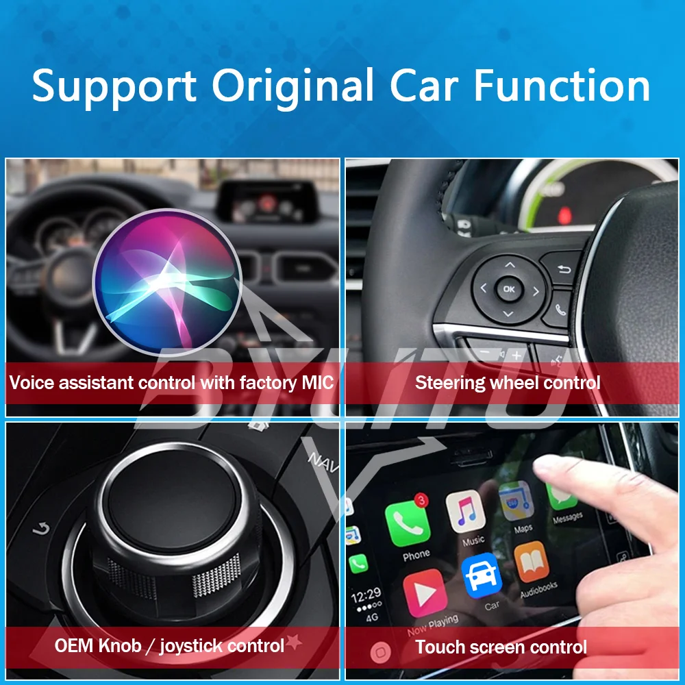 Wireless carplayMINI box wireless Android auto adapter plug and play BluetoothWiFi Dongle For Toyota Volvo Volkswagen Skoda Benz