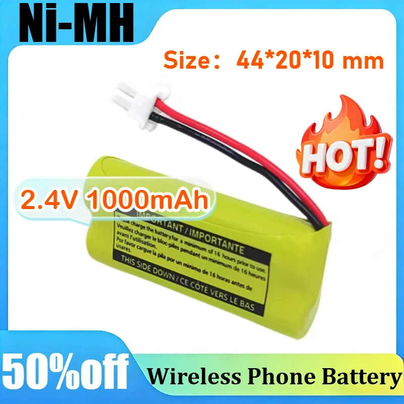 

For AT&T 54102 51102 for VTech BT166342 BT266342 Ni-MH AAA 2.4V 1000mAh Cordless Phone Battery