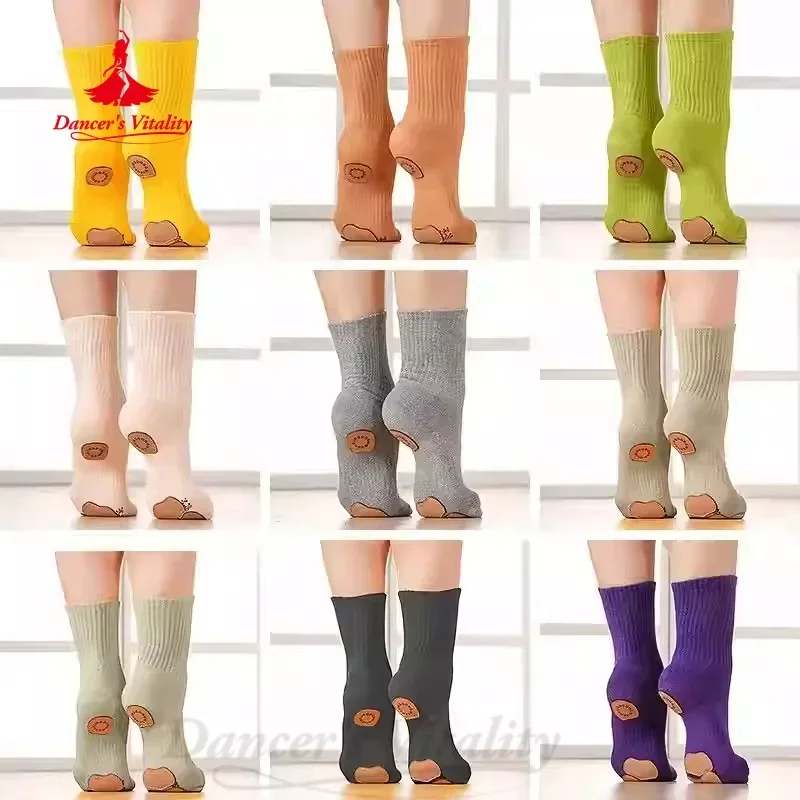 

Modern Dance Sock Professional Anti Slip Classical Dance Practice Socks Female Adult Children Ballet Socks Thickened Middle Tube