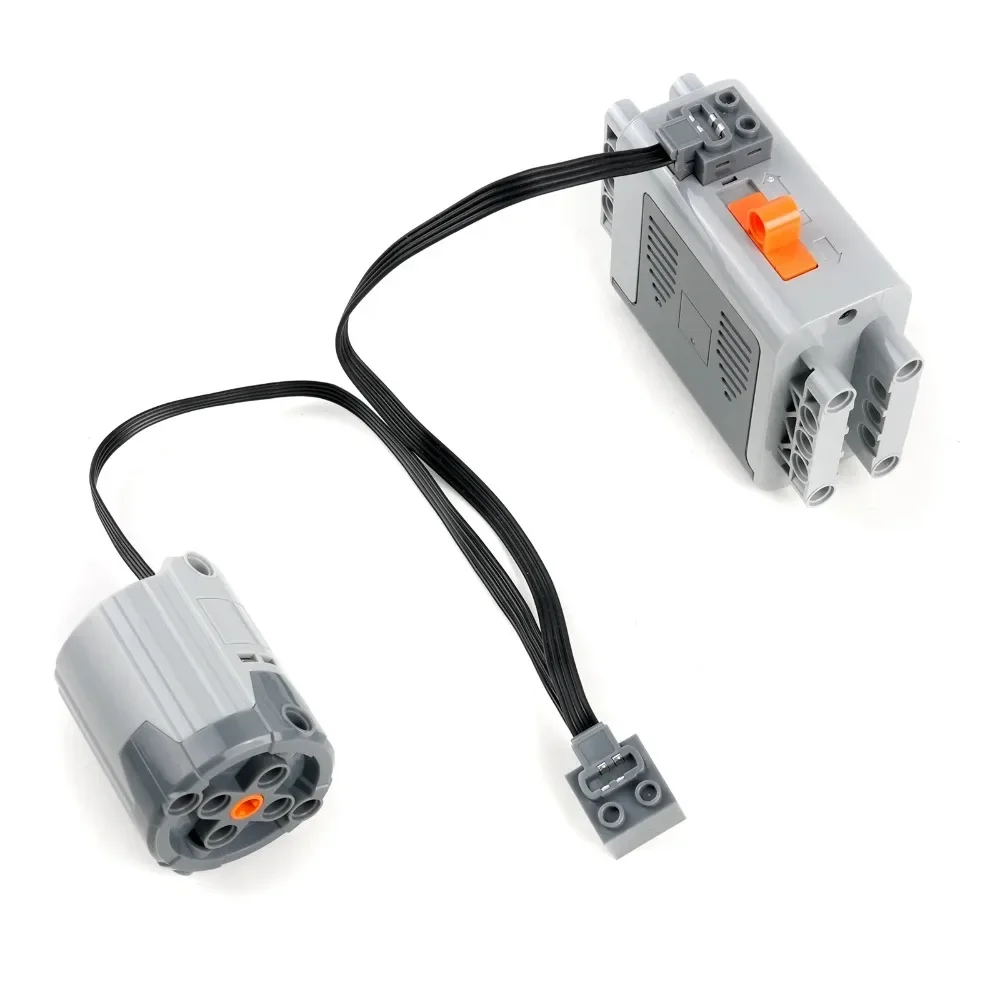 25CM Extension Cord MOC Power Functions Kit Compatible with legoeds Motor Battery Box Technical Building Blocks Accessory