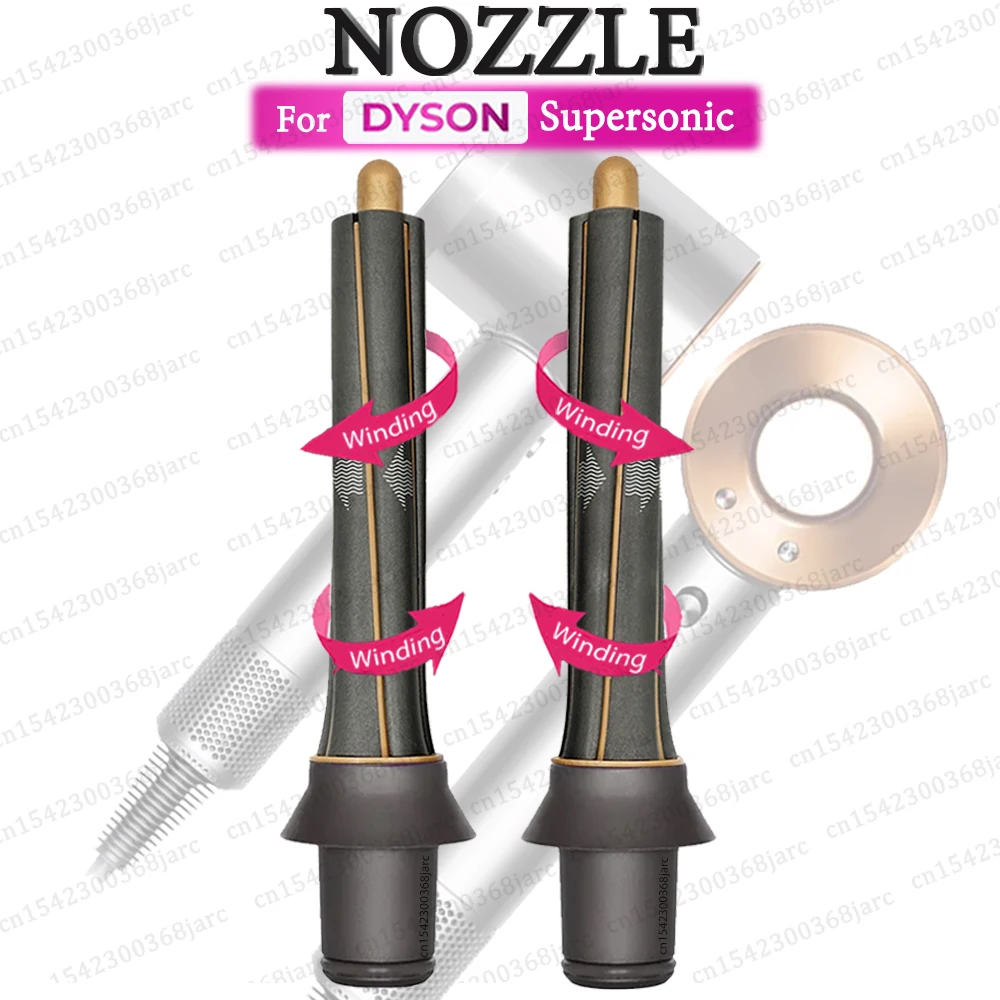 Accessorio per arricciare l\'asciugacapelli ugello per arricciare automatico da 40mm per accessori per asciugacapelli supersonico Dyson pettine