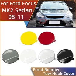 Front Bumper Tow Hook Cover Lid For Ford Focus II MK2 2008 2009 2010 2011 Sedan Saloon 8M5117A989AB 1521645 Hauling Trailer Cap