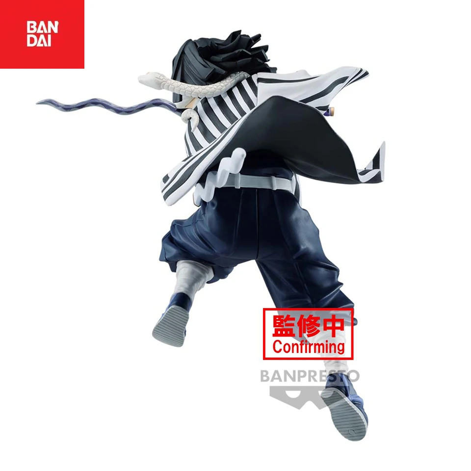 Bandai Banpresto Demon Slayer ตัวเลขการกระทําการสั่นสะเทือนดาว Iguro Obanai ตกแต่งคอลเลกชันเครื่องประดับของขวัญของเล่น 11cmale