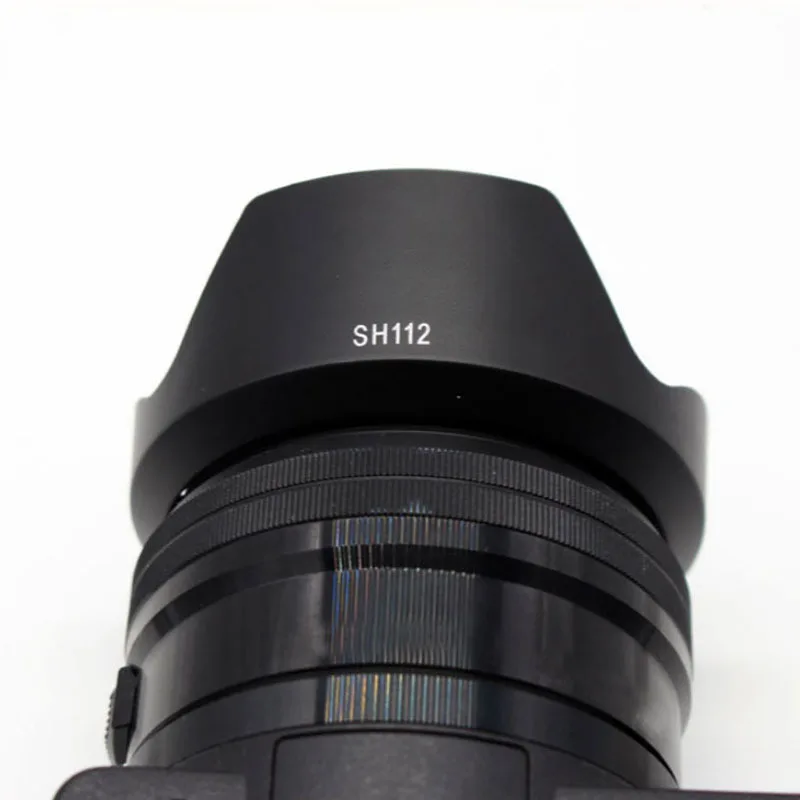 SH112 sh112 sh-112 กลีบเลนส์ 49 มม.สําหรับ SONY E mount NEX 18-55 มม.f3.5-5.6 16 มม.f/2.8 กล้อง 55-210 มม.
