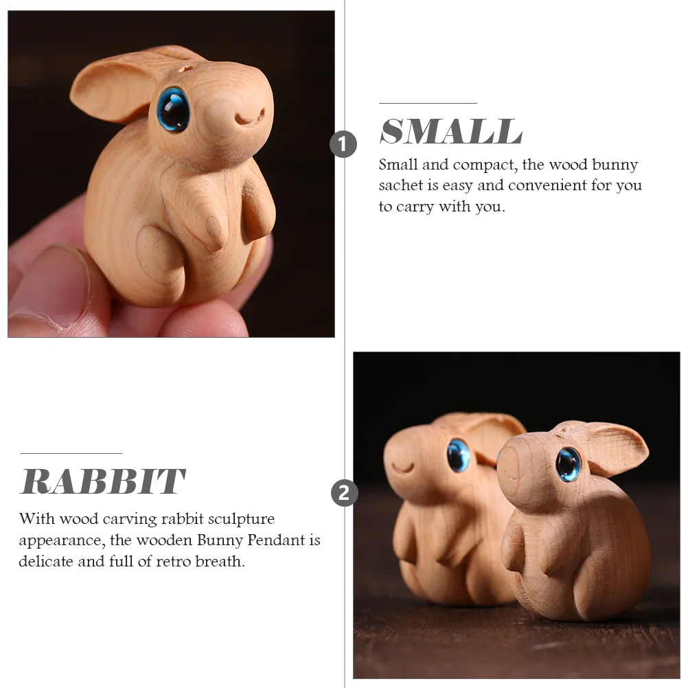 Decorative Keychain Jewelry Rabbit Pendant DIY Portable for Hanging Exquisite Bunny Desktop Accessories