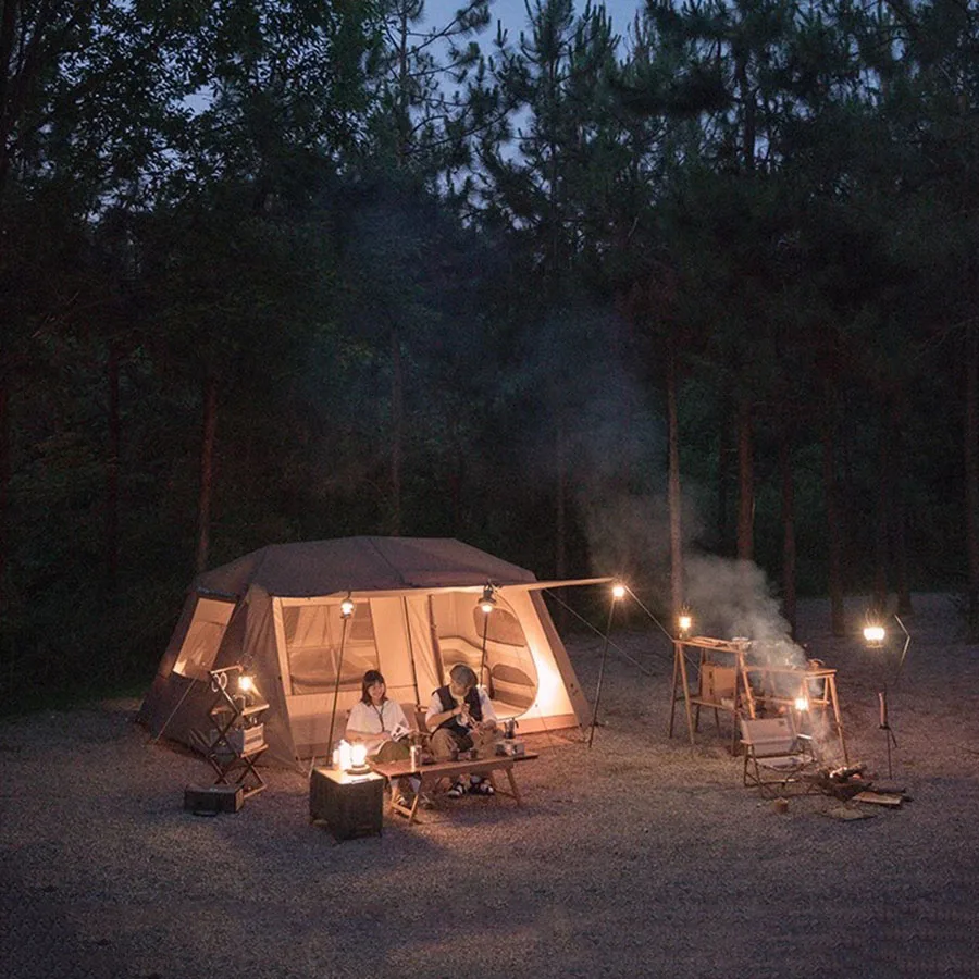Tente de camping en toile ultra légère avec fermeture éclair, imperméable, YSigned, mariage, plage, piquets, rapDuty, extérieur, jardin, fête, luxe,