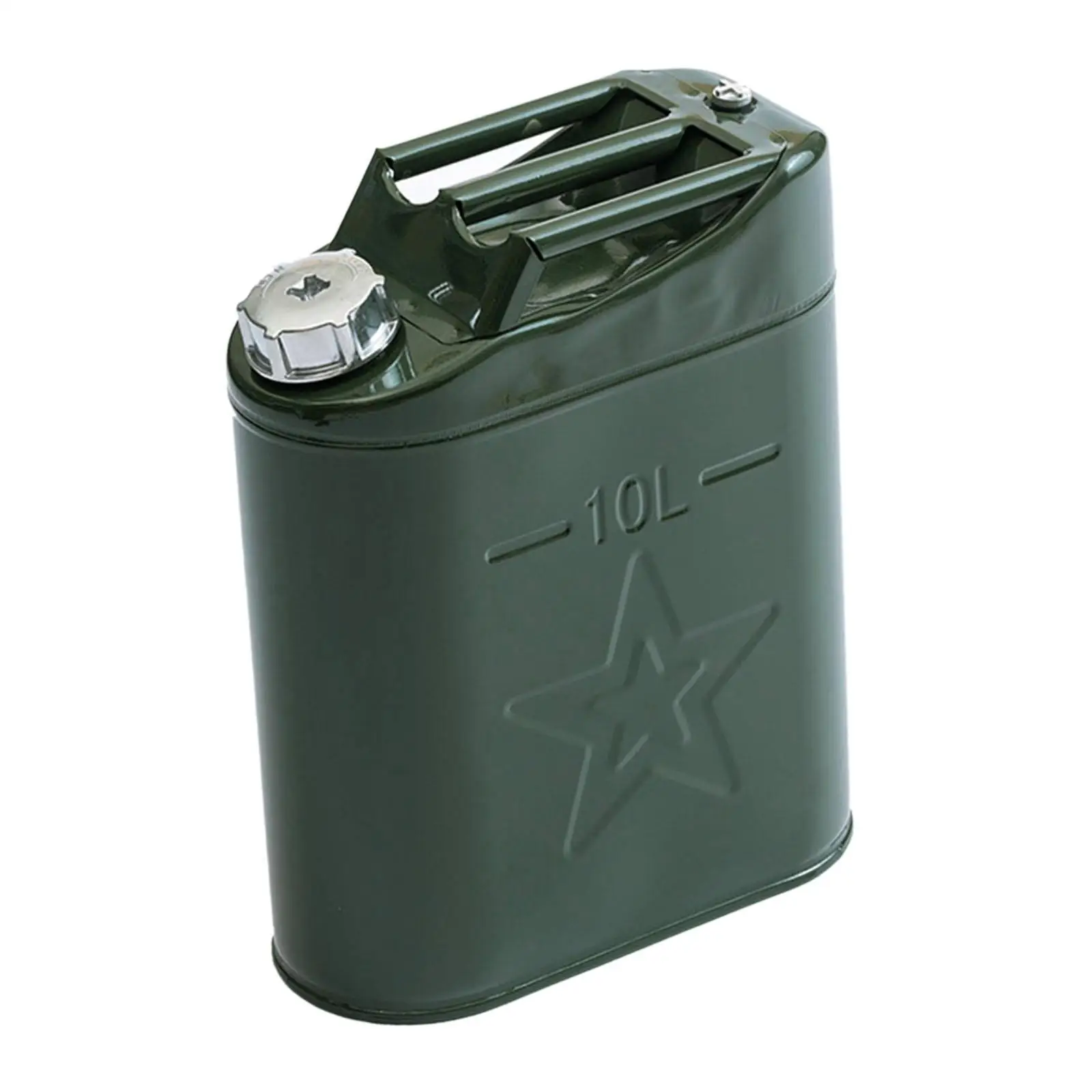 

10л металлическая банка для бензина, бензиновый бак для прицепов для лодок, многофункциональный хороший герметичный дизельный контейнер, бочка для хранения масла 37x28x13 см