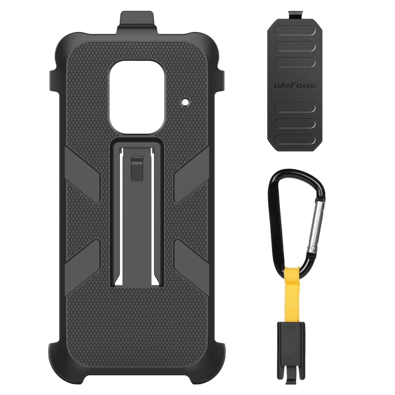 Ulefone Power Armor 14 Pro Back Cover Ulefone Back Clip Phone Case with Carabiner TPU + PC Case Protective Case