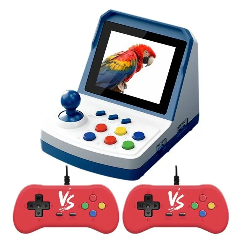 A10R A6PLUS Retro Mini Arcade Video Game Console 1000+ Games 3.2inch Screen Built in Joystick Support TV Output Home Arcade B