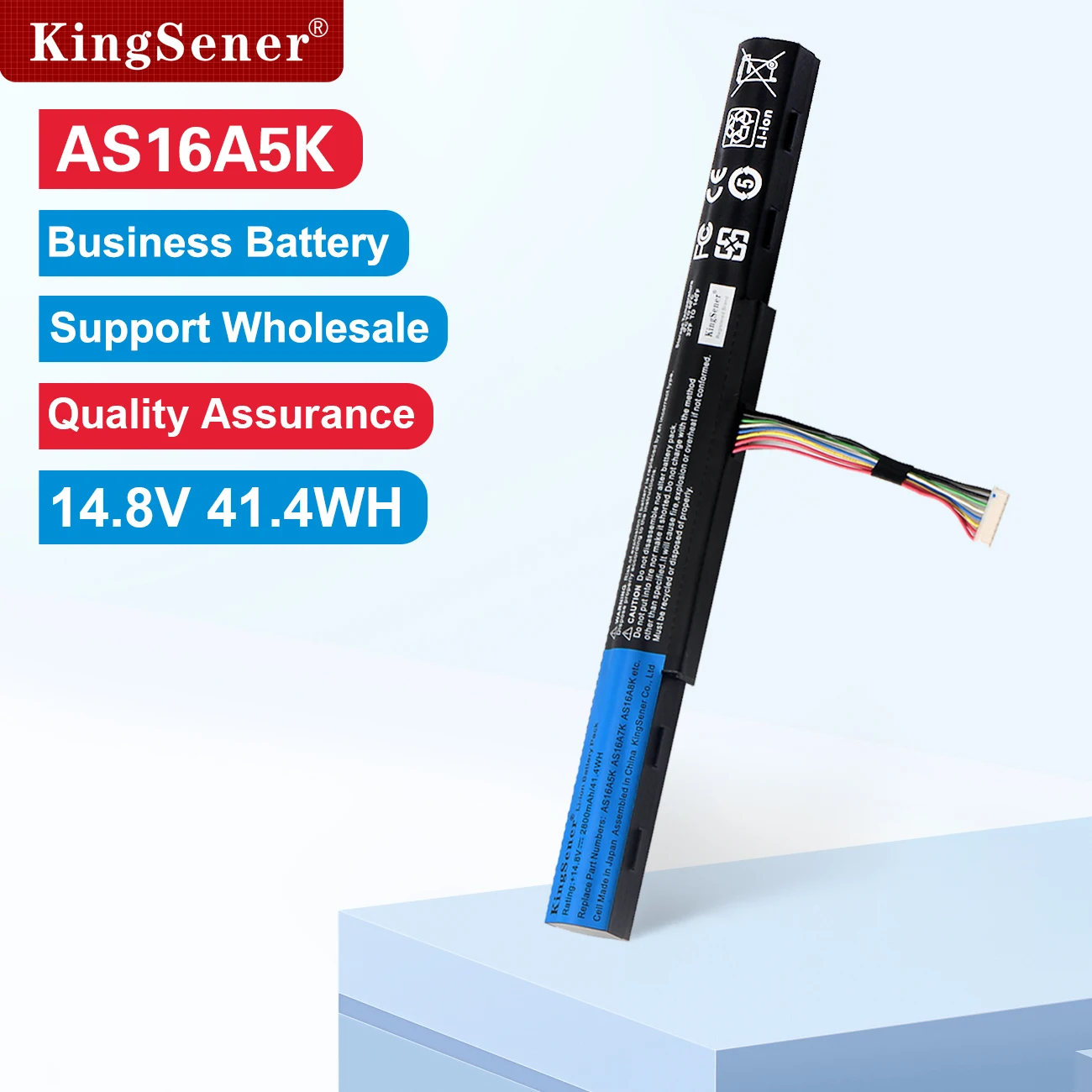 KingSener AS16A5K AS16A7K AS16A8K Battery For Acer Aspire E15 E5-475G 523G 553G 575G 774G E5-575-59QB E5-575 E5-575G-53VG