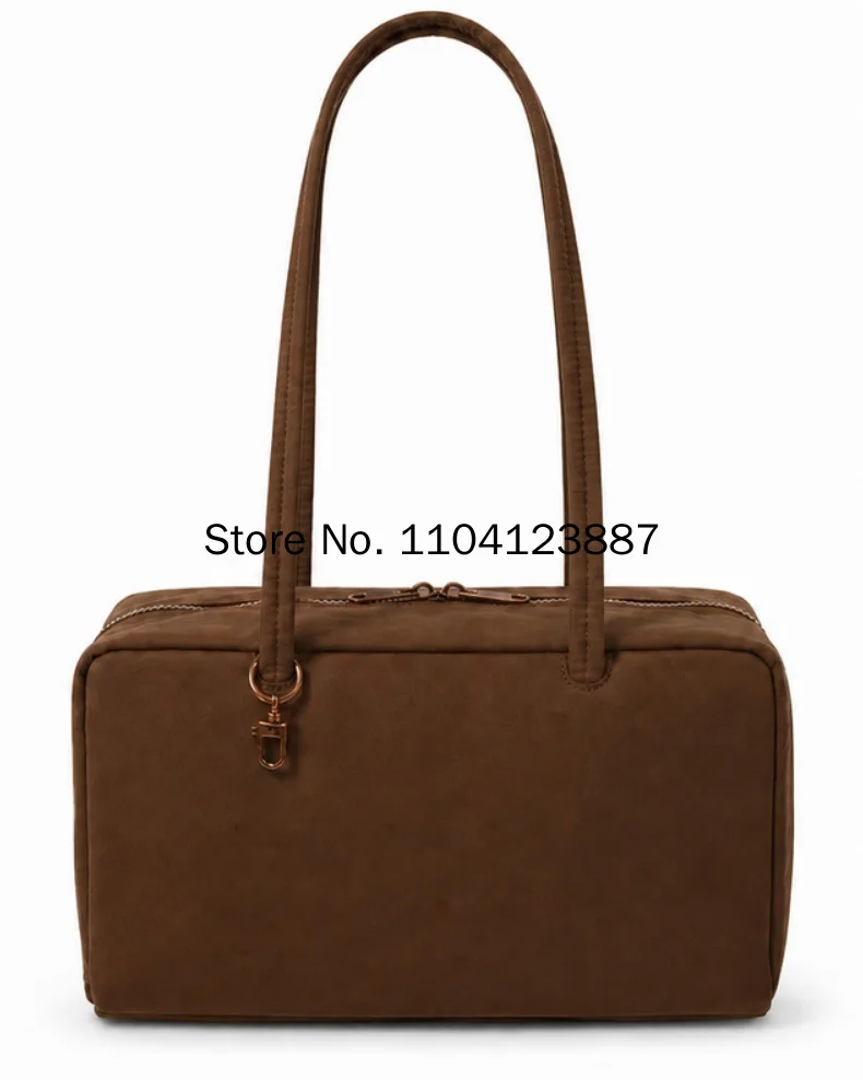 Nylon Quadratische Schultertasche Große Kapazität Canvas-Handtasche Leichte Reißverschluss-Tragetasche Tägliche Pendler-Reisetasche Aufbewahrungstasche Fitness-Geschenk – Detail 13