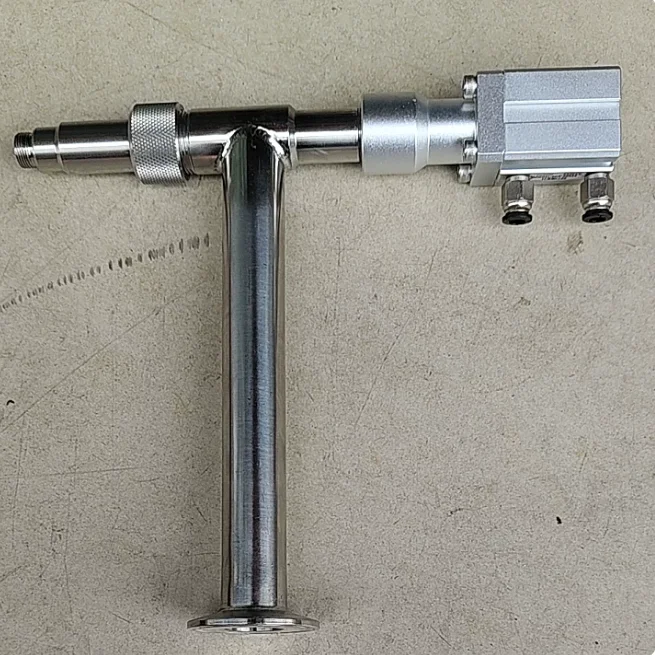 Food Grade Stainless Steel Filling Head Assembly Pneumatic Discharge Nozzle Top Rotary Valve Cover for Liquid Paste Filler